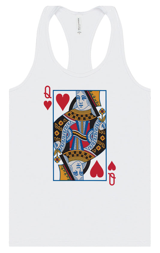 Queen of Hearts Costume Women's Racerback Tank