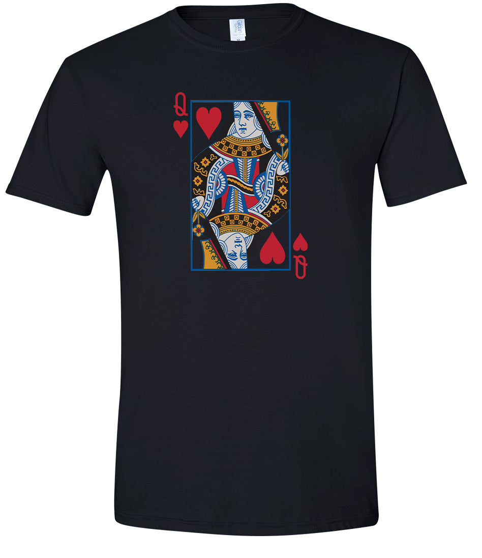 Queen of Hearts Costume Adult Gildan Soft Shirt