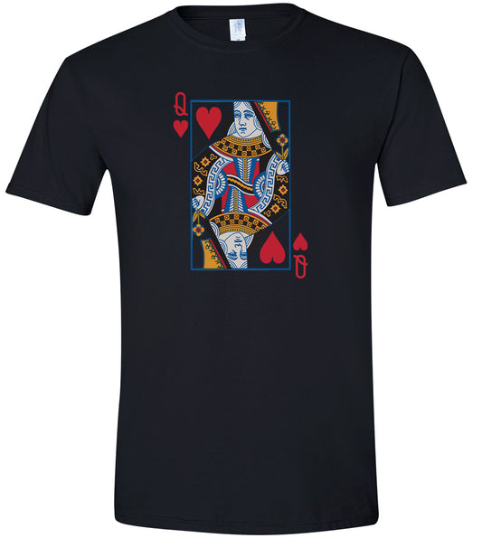Queen of Hearts Costume Adult Gildan Soft Shirt