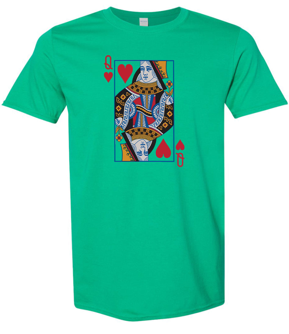 Queen of Hearts Costume Adult Gildan Soft Shirt