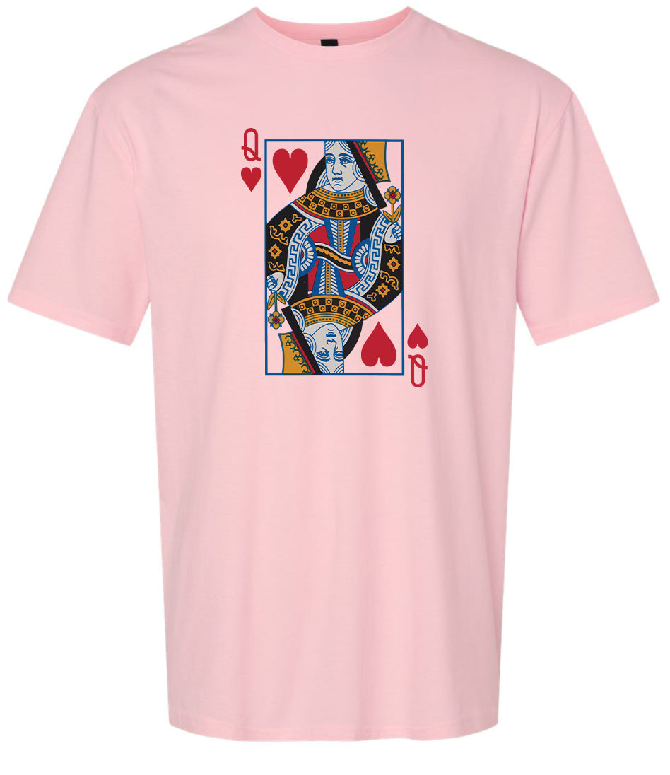 Queen of Hearts Costume Adult Gildan Soft Shirt