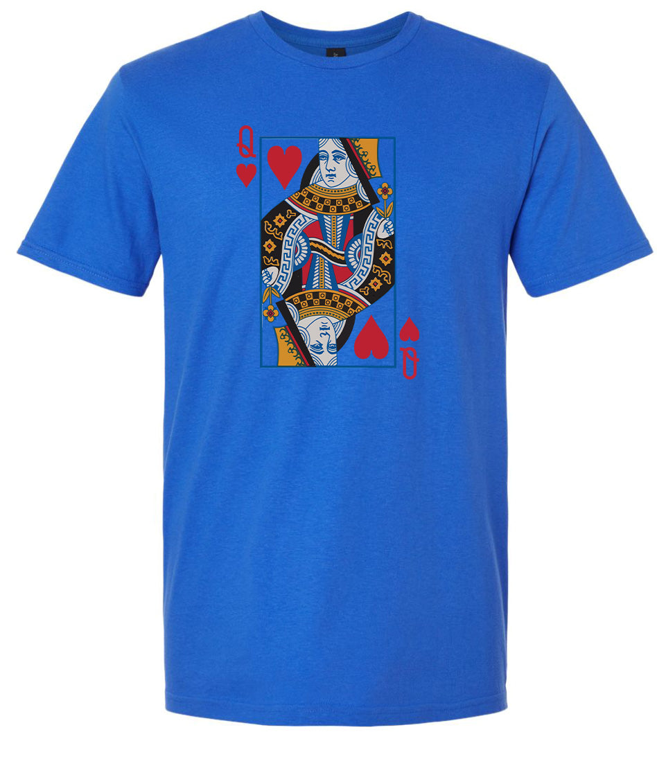 Queen of Hearts Costume Adult Gildan Soft Shirt