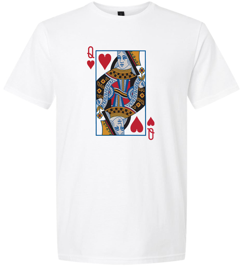 Queen of Hearts Costume Adult Gildan Soft Shirt