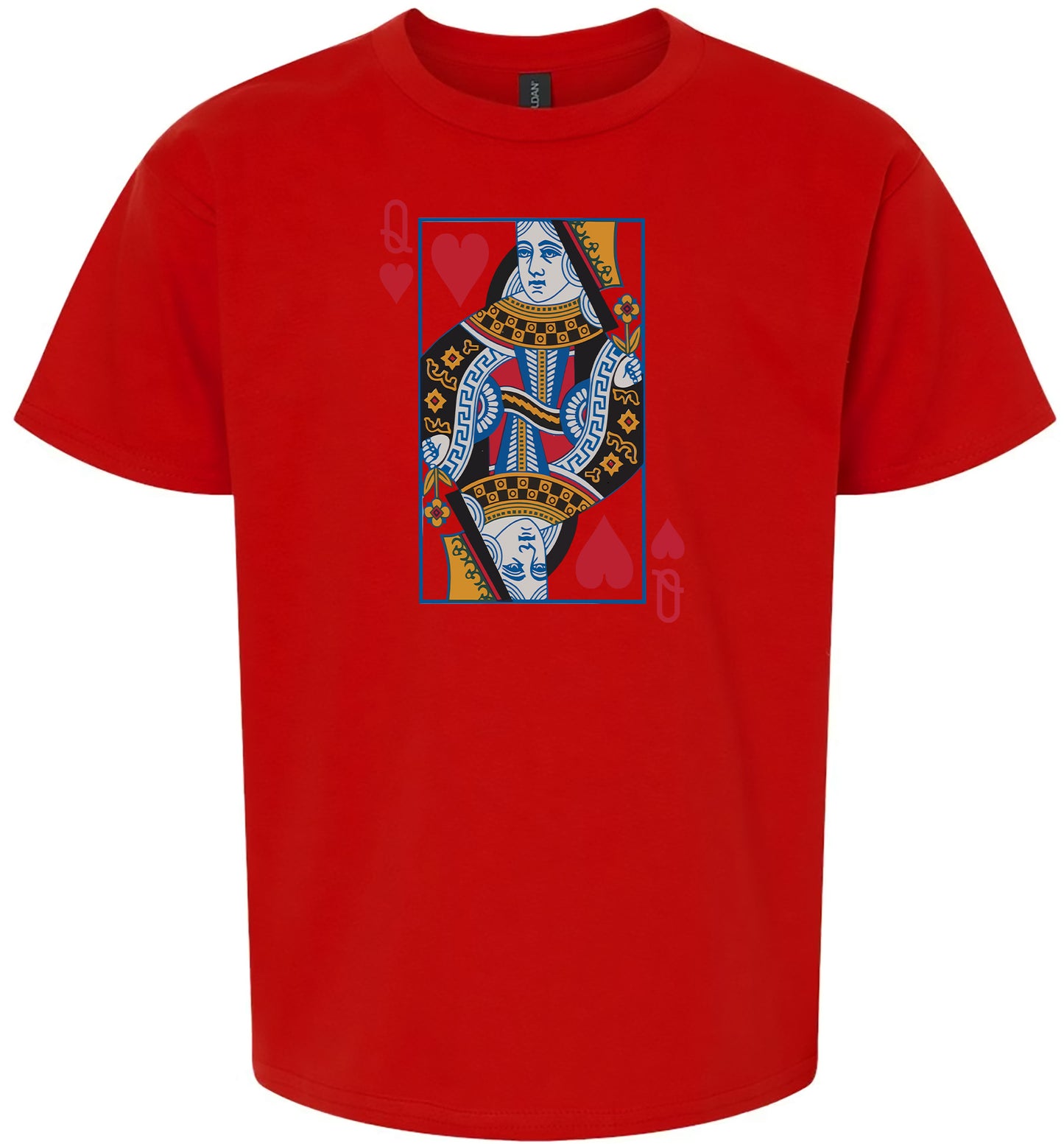 Queen of Hearts Costume Children's Gildan Soft Shirt