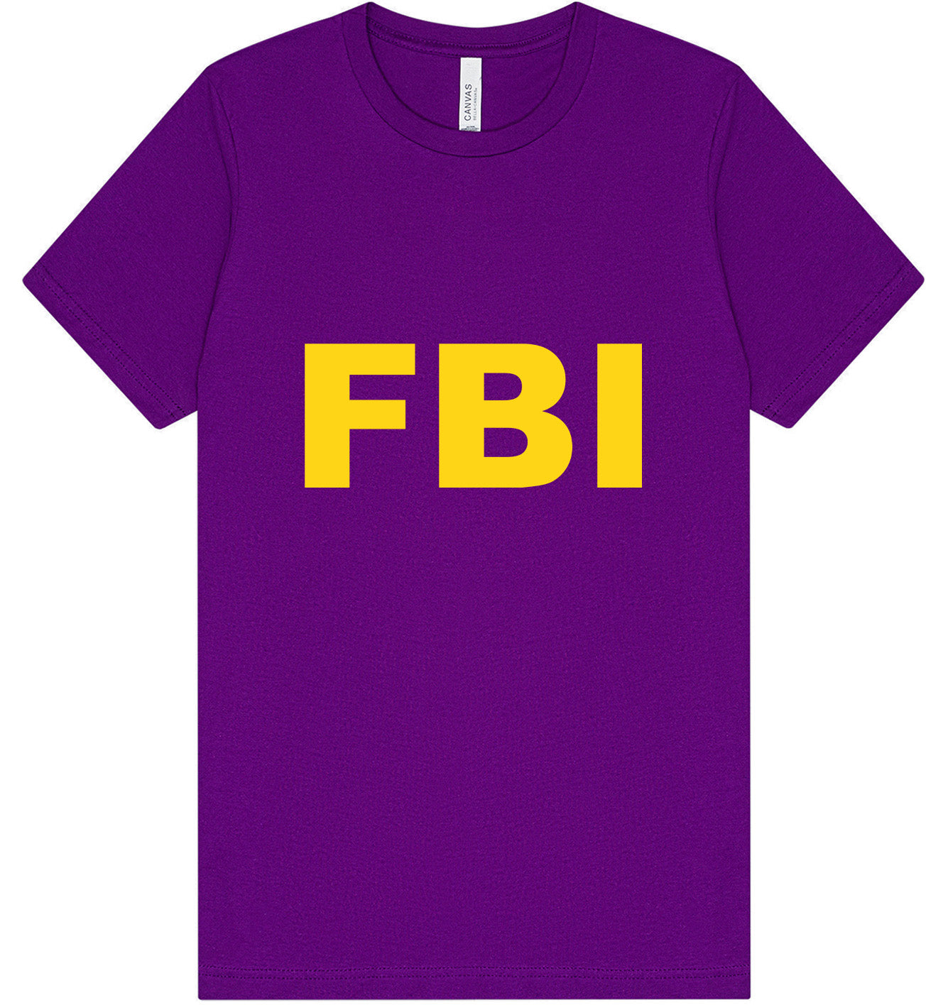 FBI Costume Adult Bella Canvas Shirt