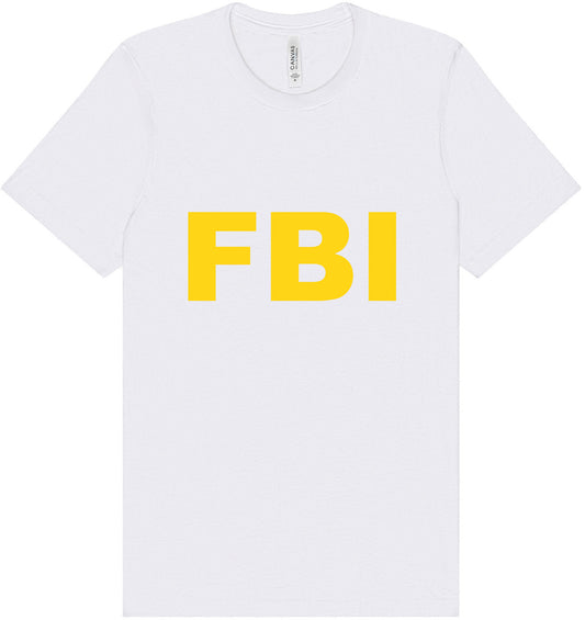 FBI Costume Adult Bella Canvas Shirt