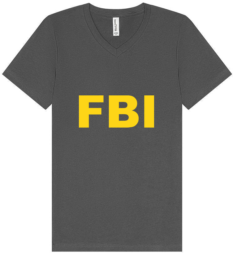 FBI Costume Unisex V-Neck Shirt