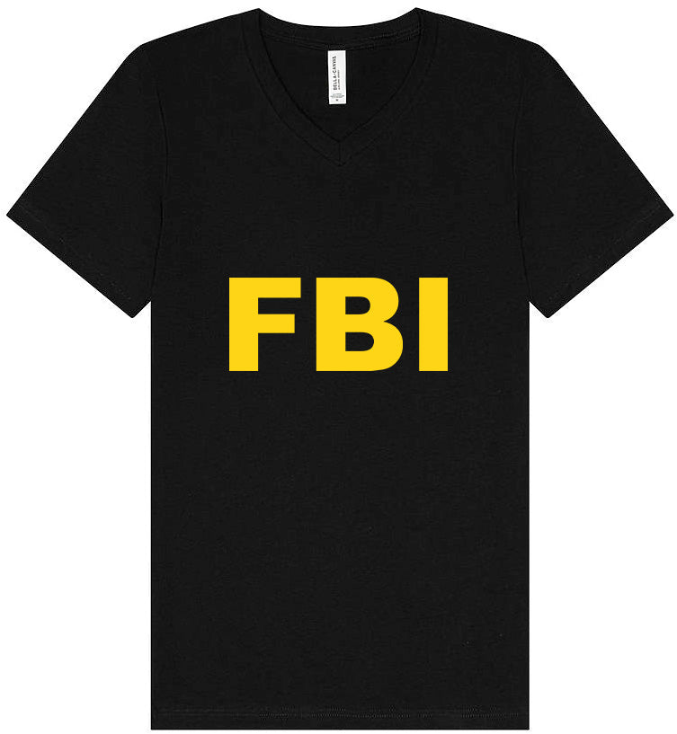 FBI Costume Unisex V-Neck Shirt
