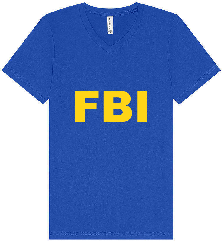 FBI Costume Unisex V-Neck Shirt
