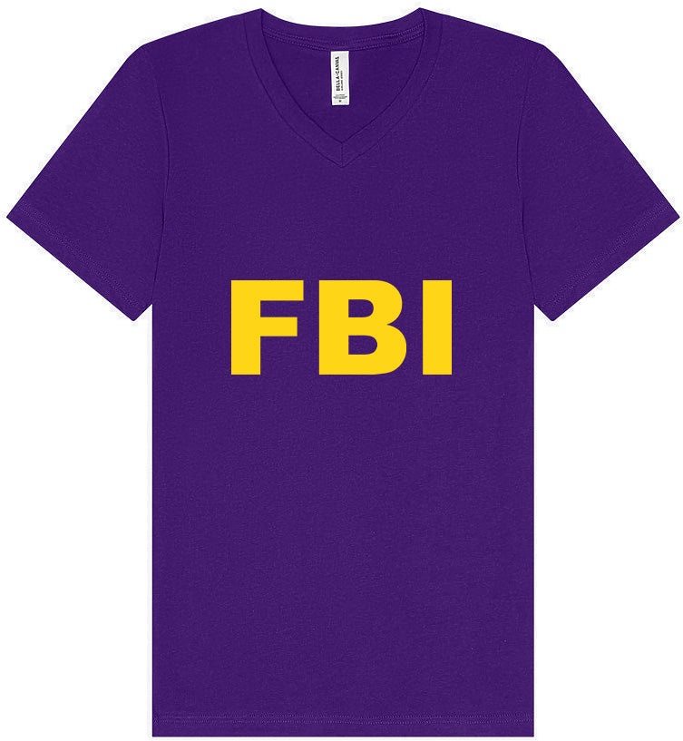 FBI Costume Unisex V-Neck Shirt