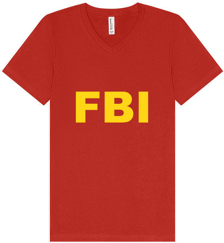 FBI Costume Unisex V-Neck Shirt