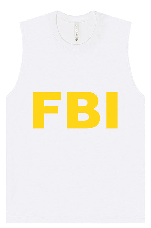 FBI Costume Muscle Tank