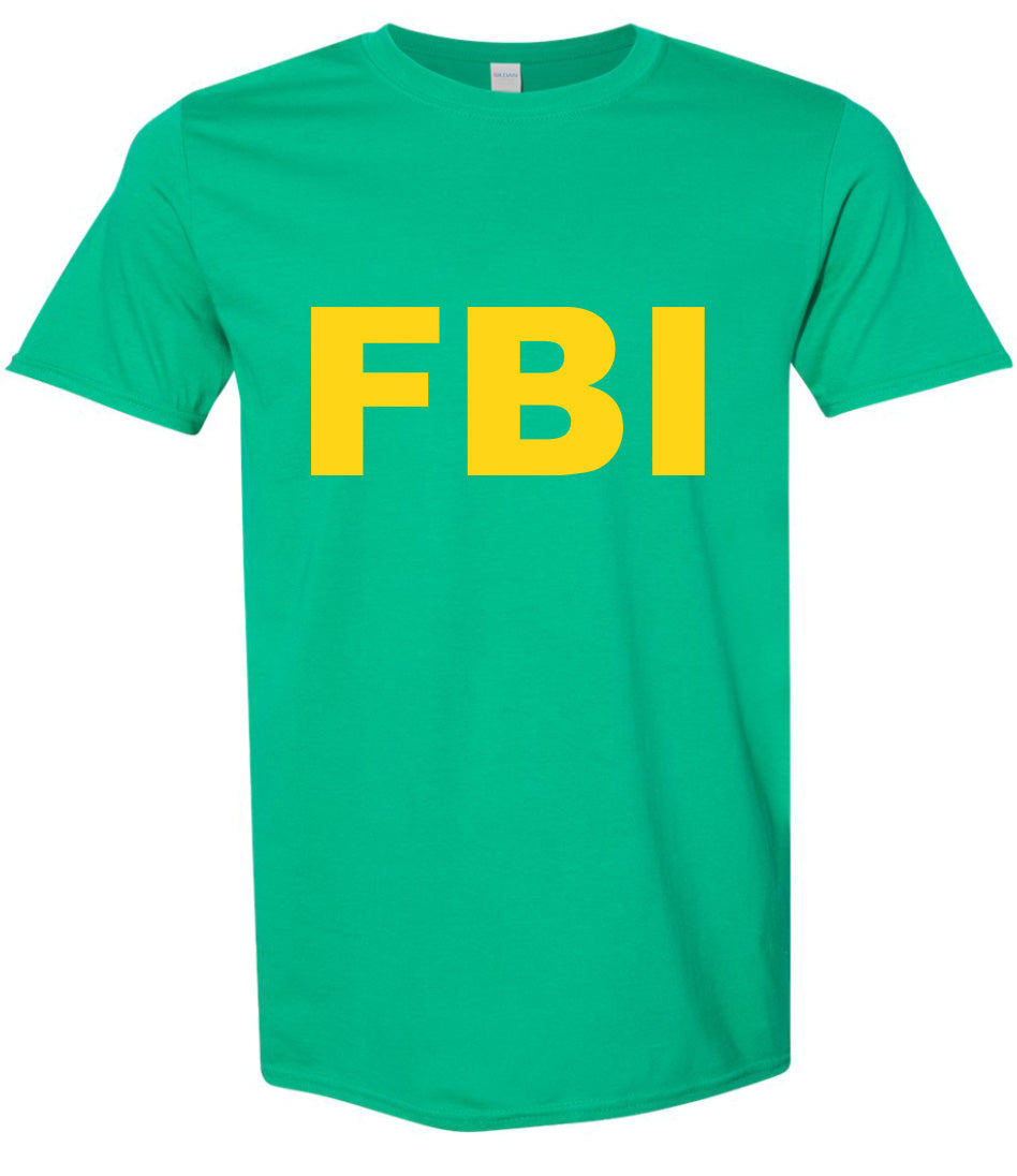 FBI Costume Adult Gildan Soft Shirt