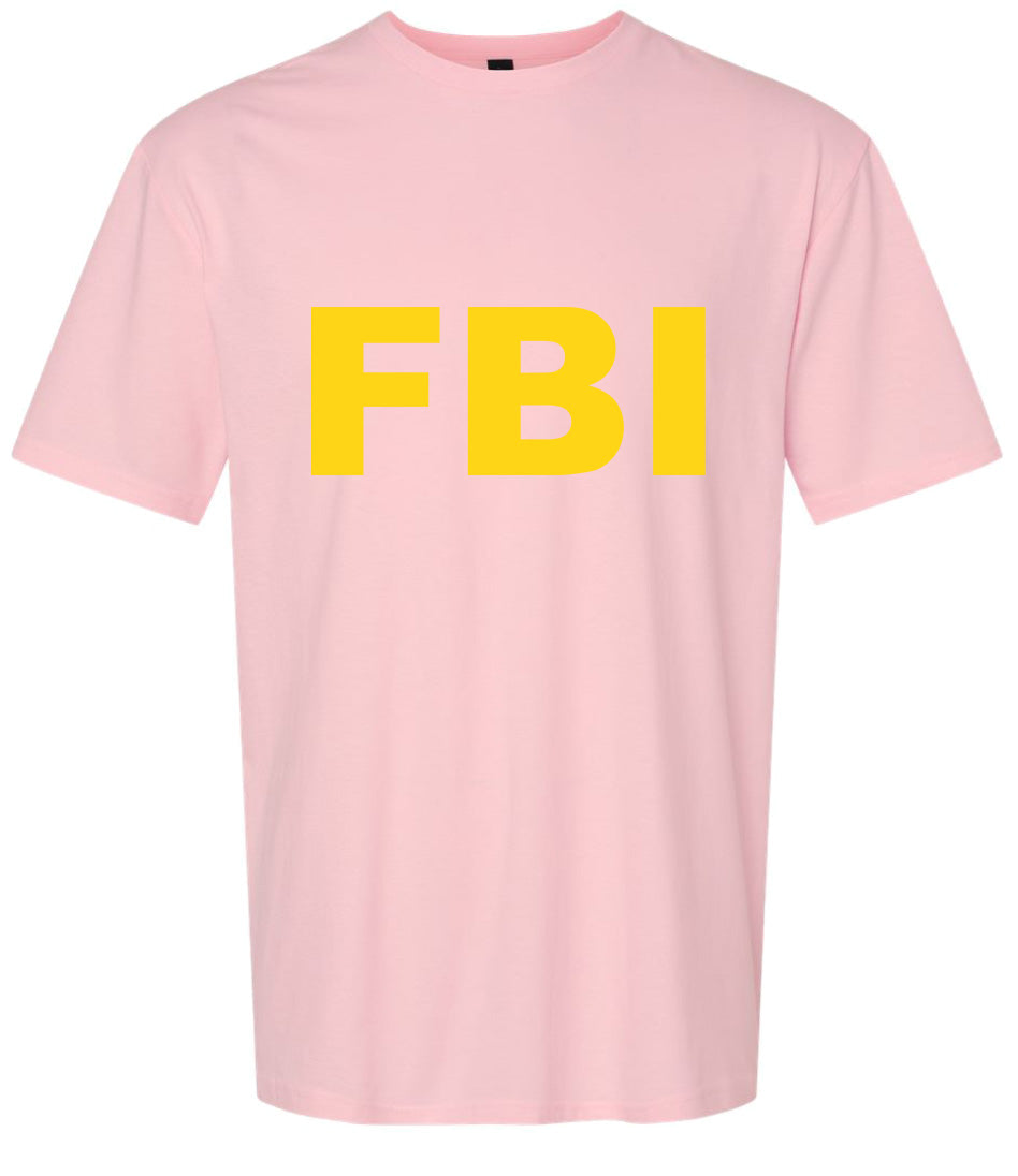 FBI Costume Adult Gildan Soft Shirt