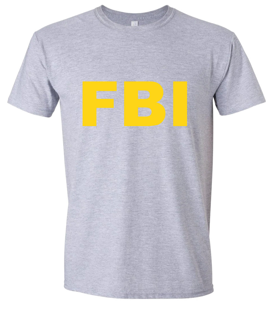 FBI Costume Adult Gildan Soft Shirt