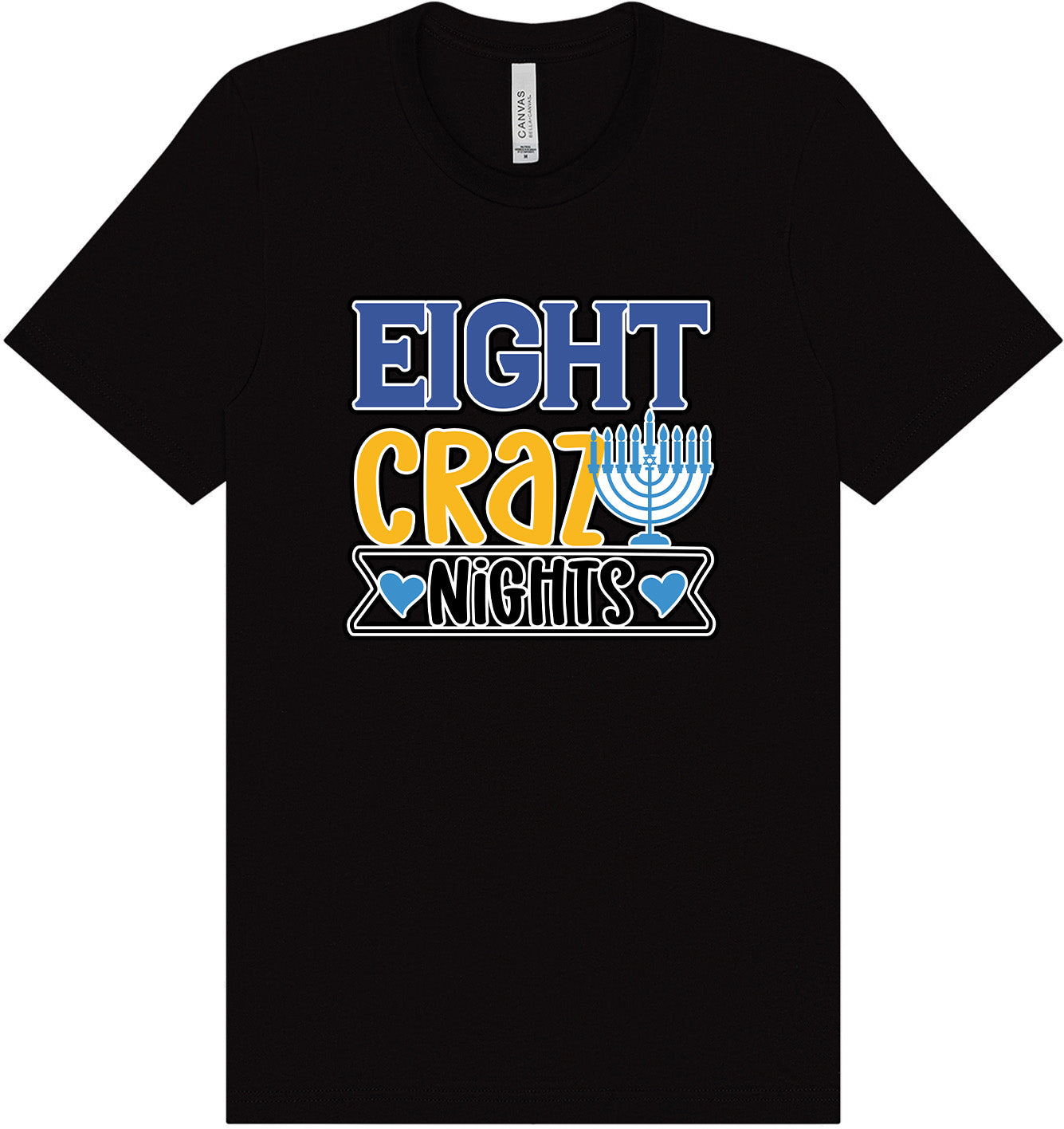Eight Crazy Nights Adult Bella Canvas Shirt