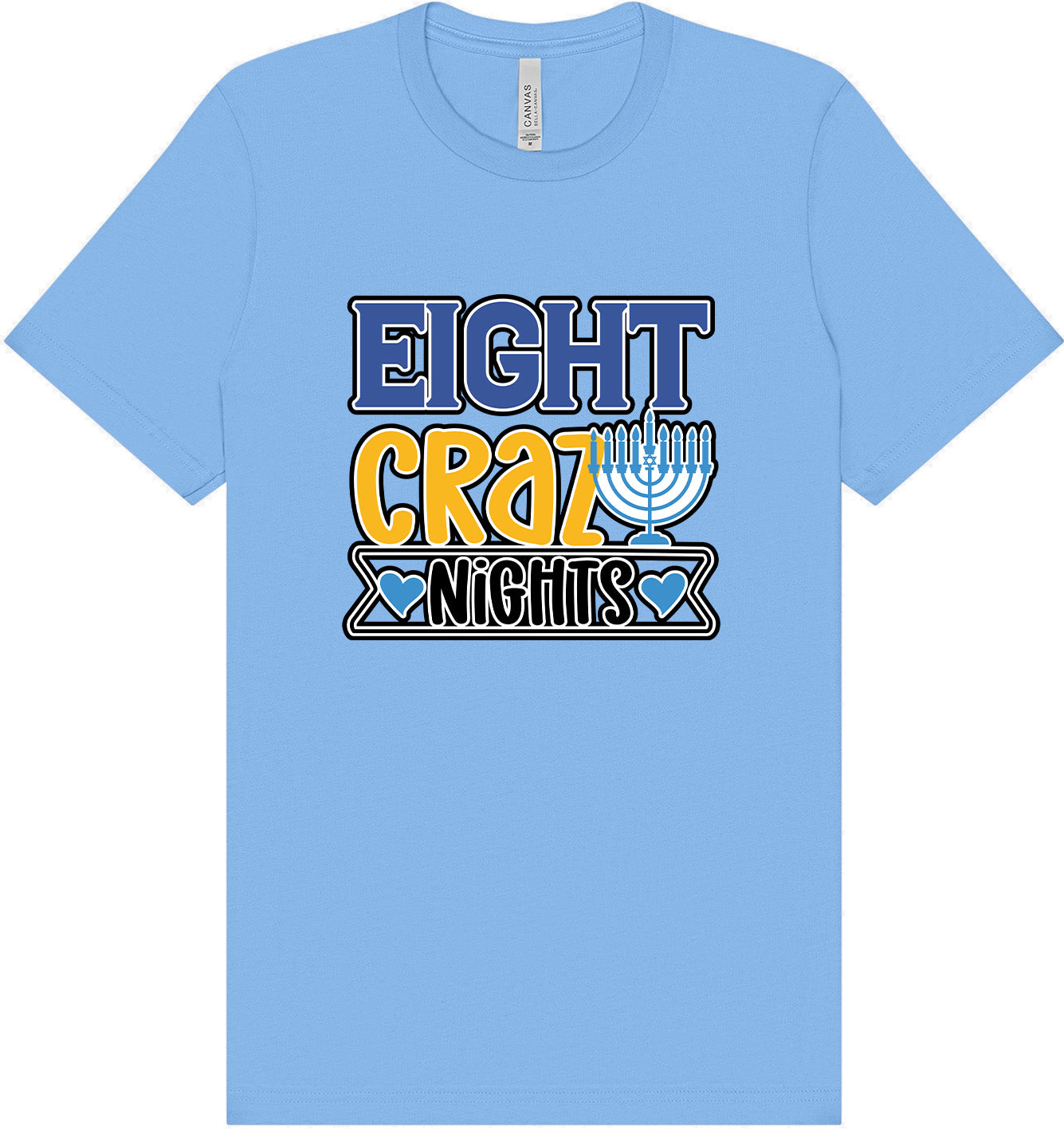 Eight Crazy Nights Adult Bella Canvas Shirt