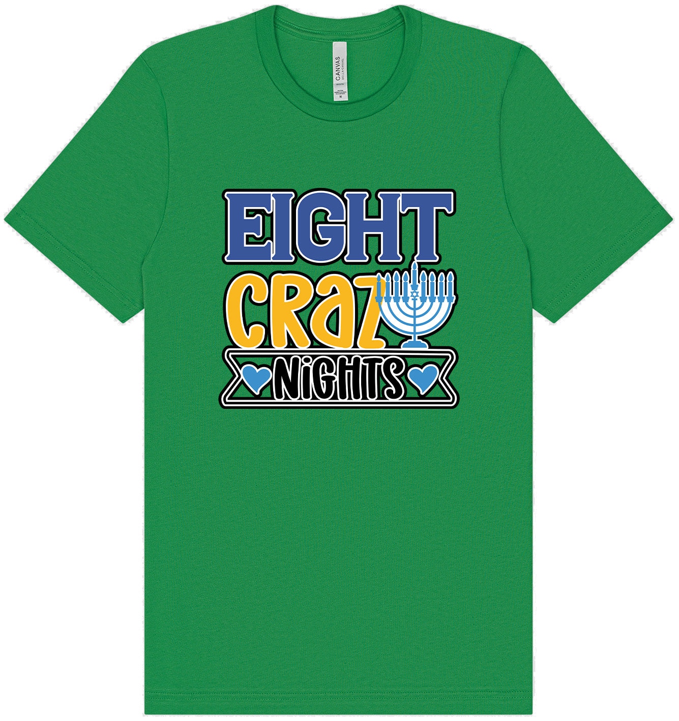 Eight Crazy Nights Adult Bella Canvas Shirt