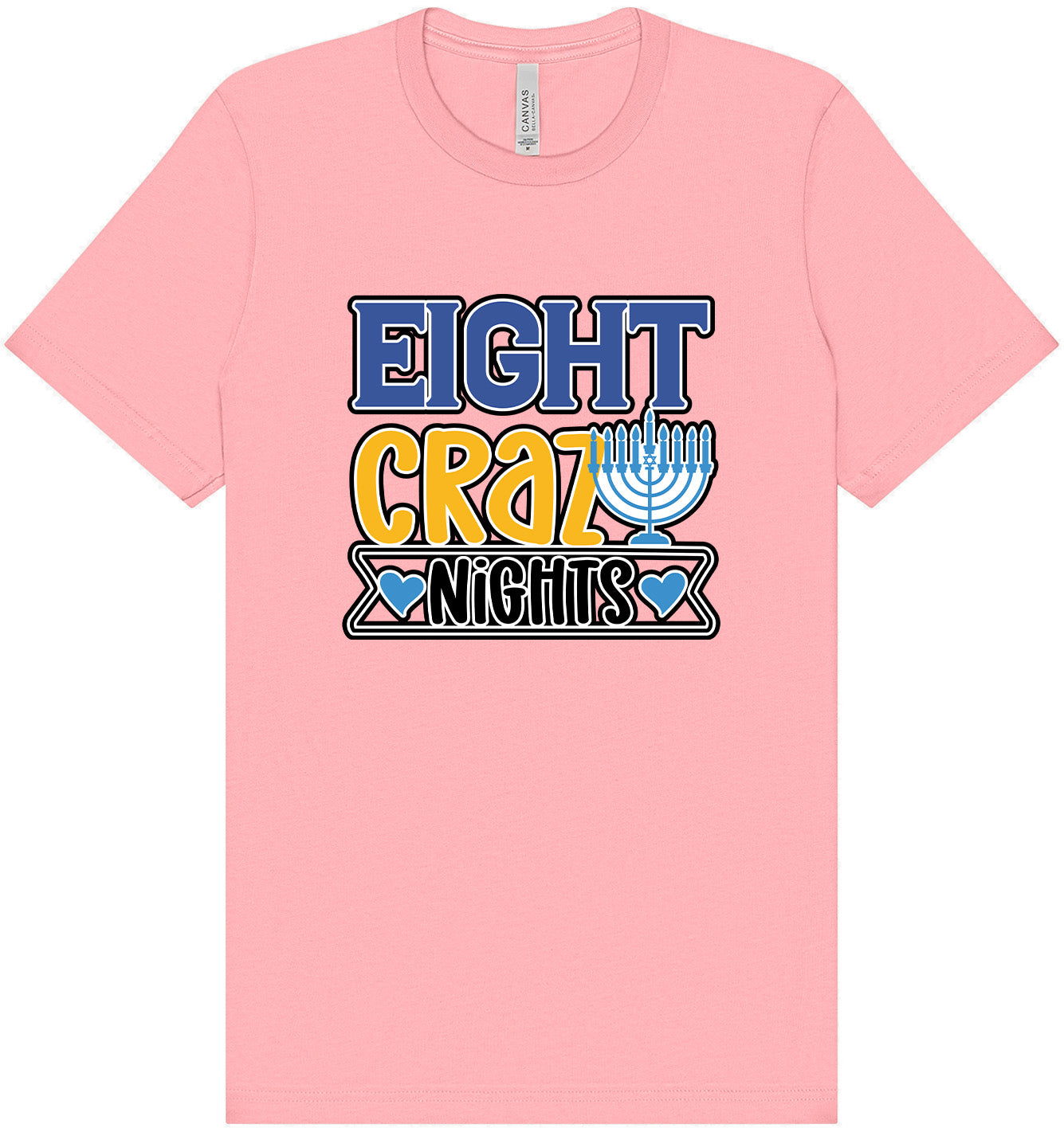 Eight Crazy Nights Adult Bella Canvas Shirt