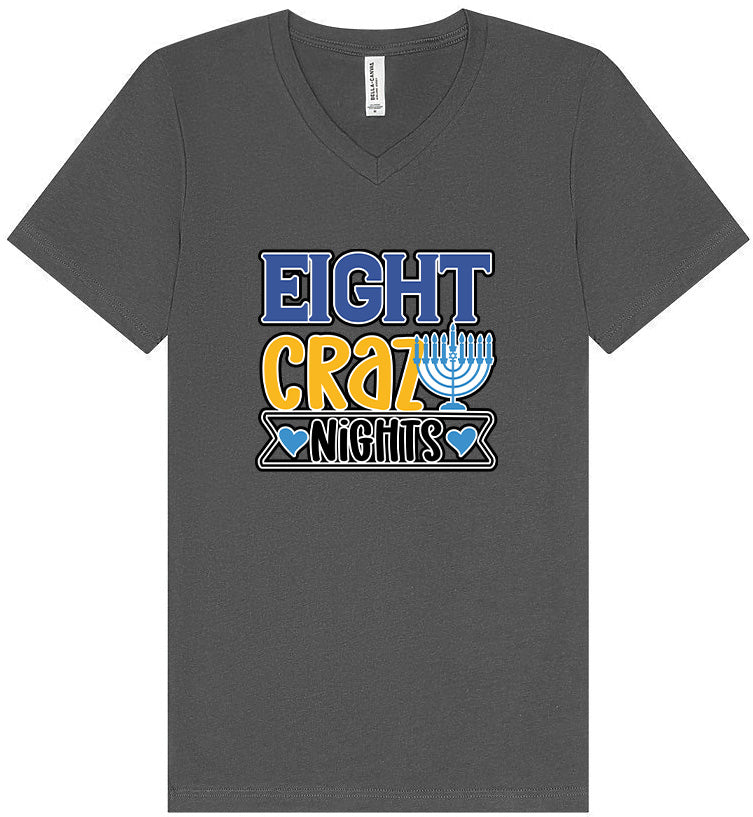 Eight Crazy Nights Unisex V-Neck Shirt