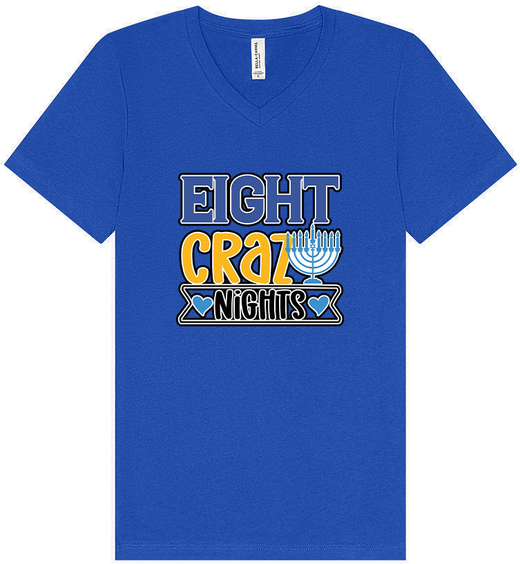 Eight Crazy Nights Unisex V-Neck Shirt