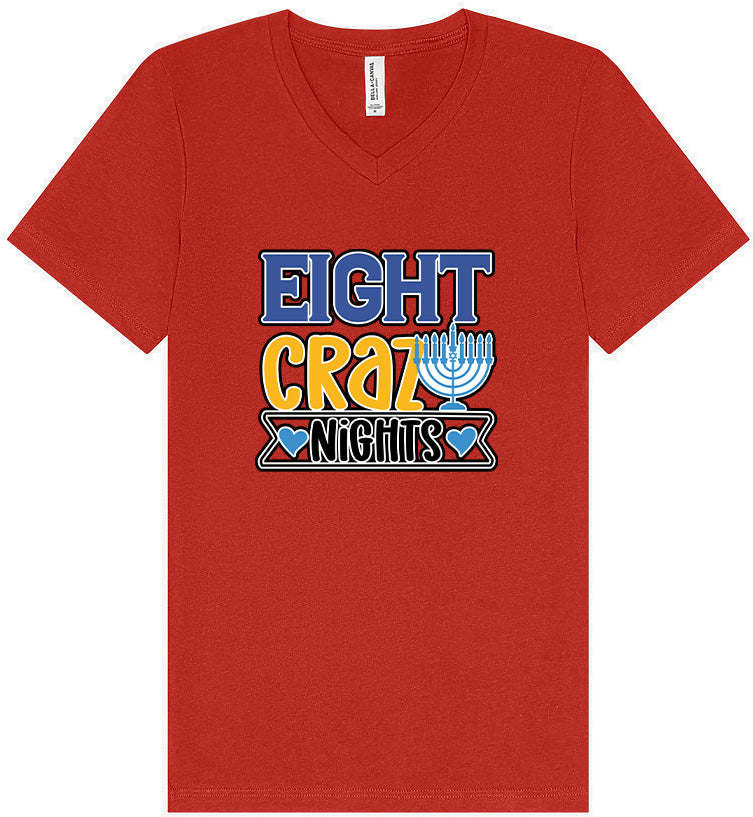Eight Crazy Nights Unisex V-Neck Shirt