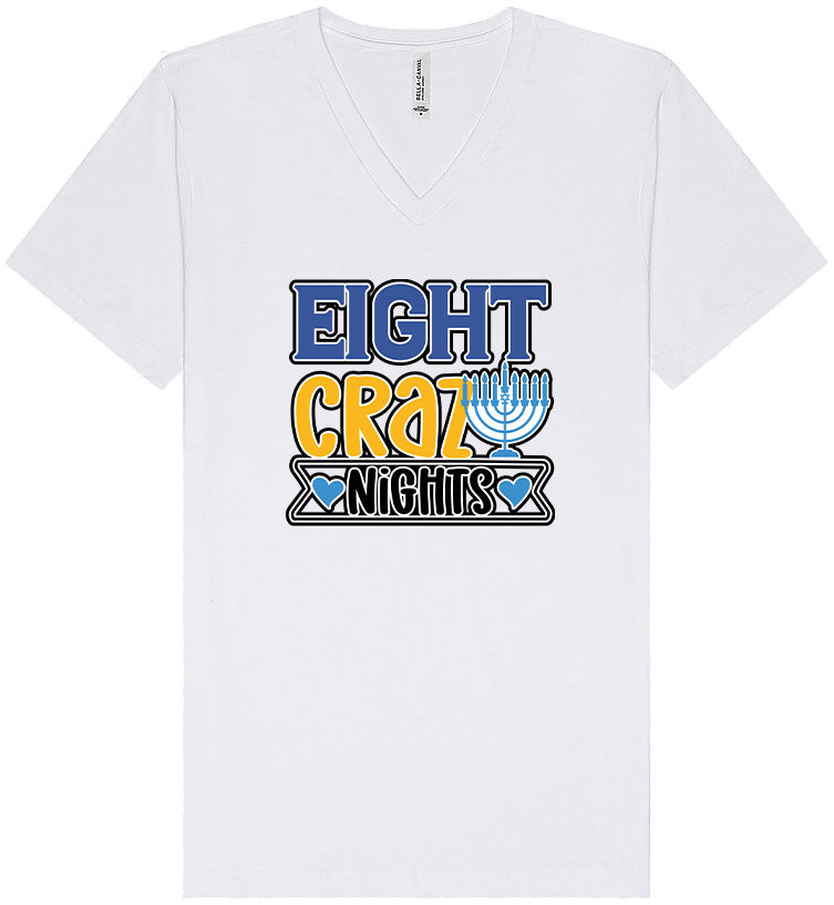 Eight Crazy Nights Unisex V-Neck Shirt