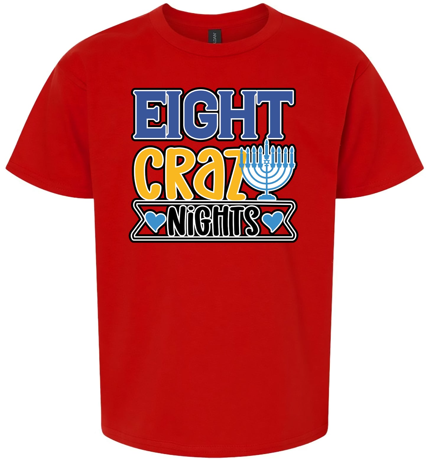 Eight Crazy Nights Children's Gildan Soft Shirt