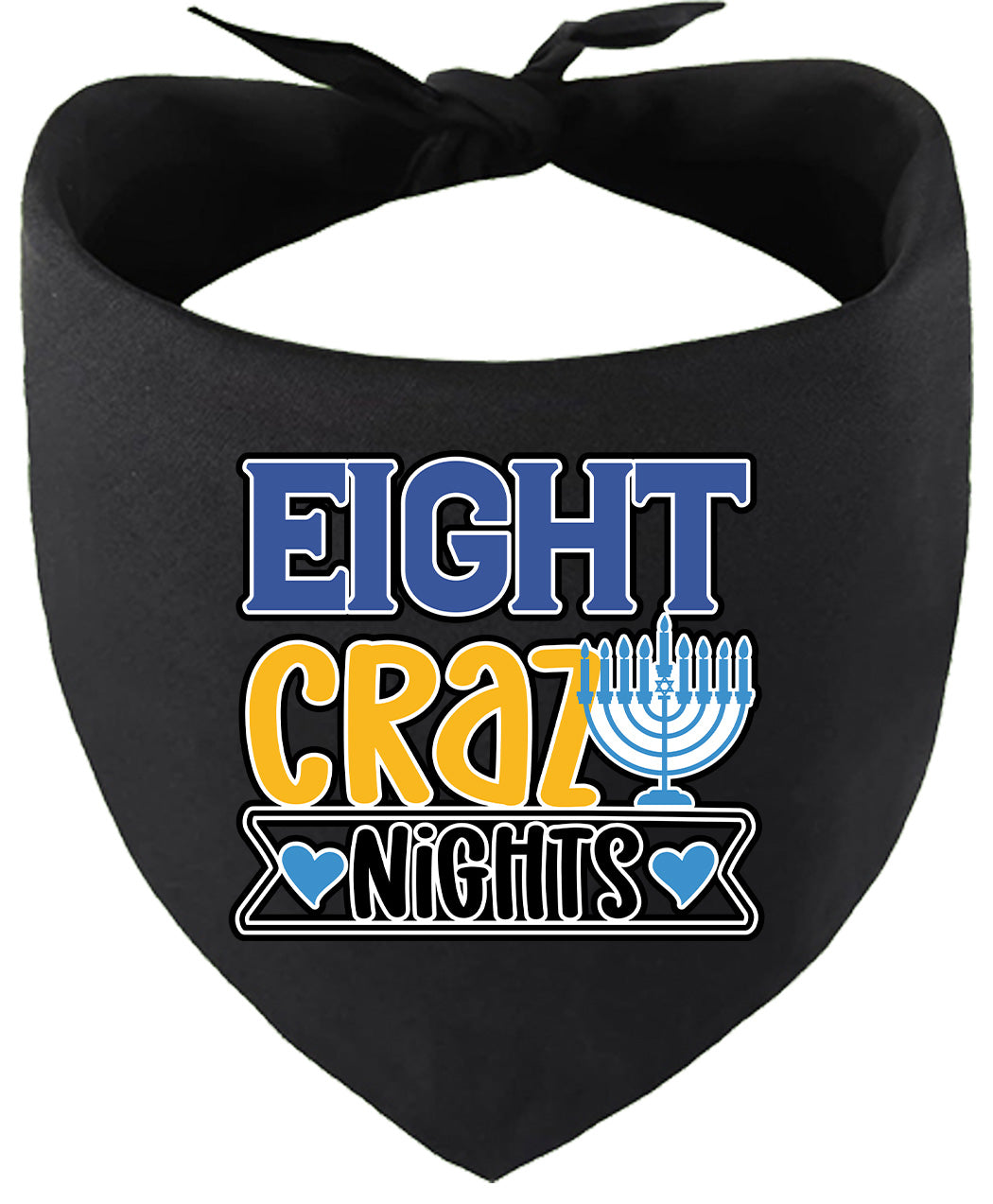 Eight Crazy Nights Pet Bandana