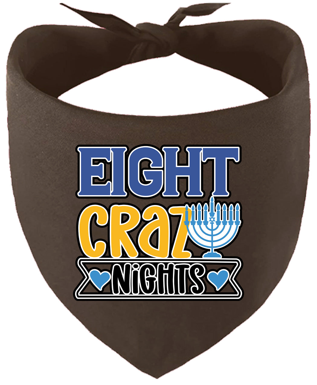 Eight Crazy Nights Pet Bandana