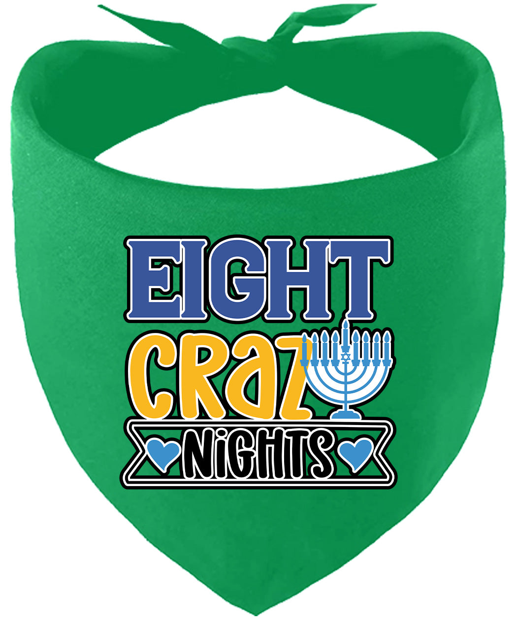 Eight Crazy Nights Pet Bandana