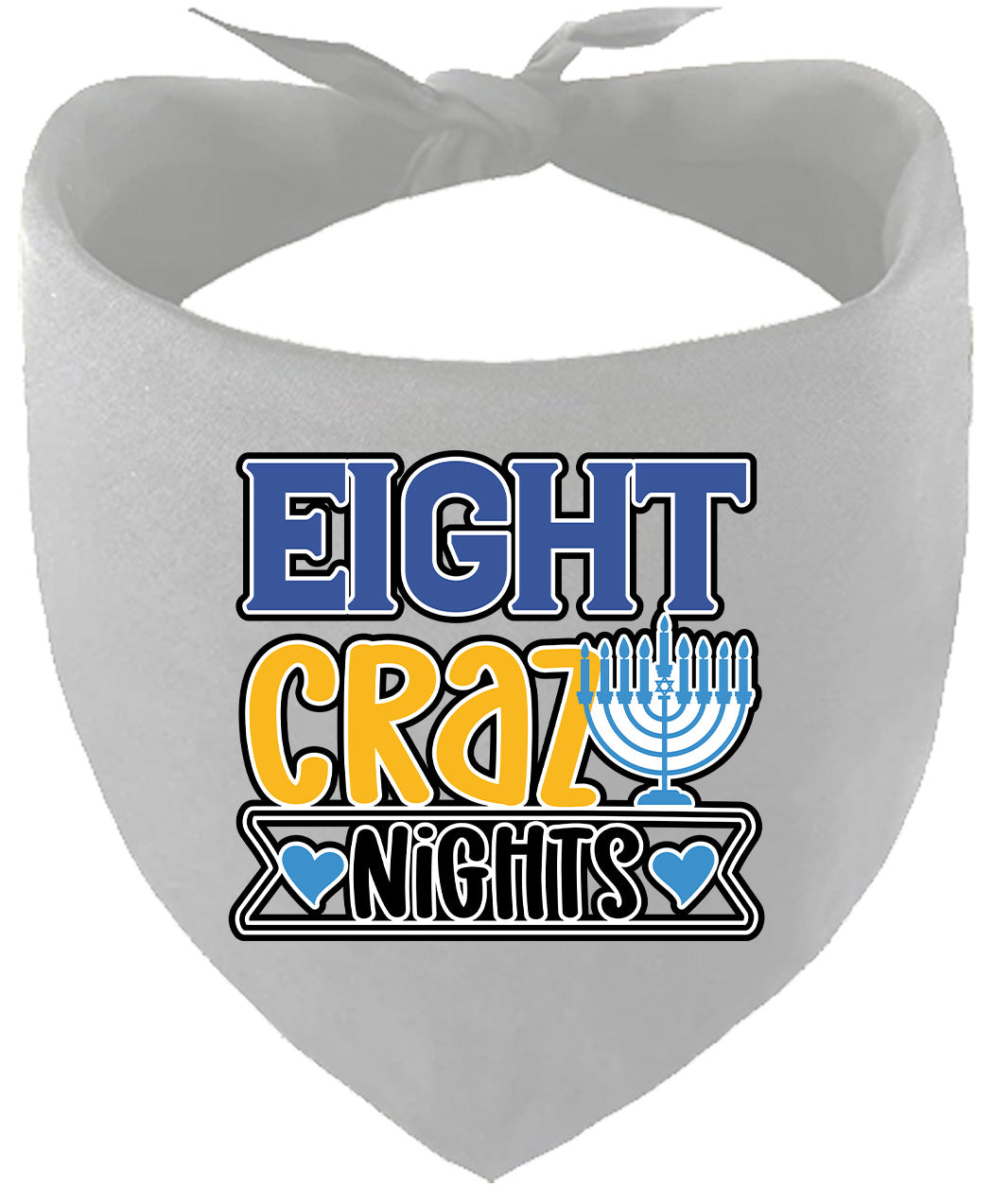 Eight Crazy Nights Pet Bandana