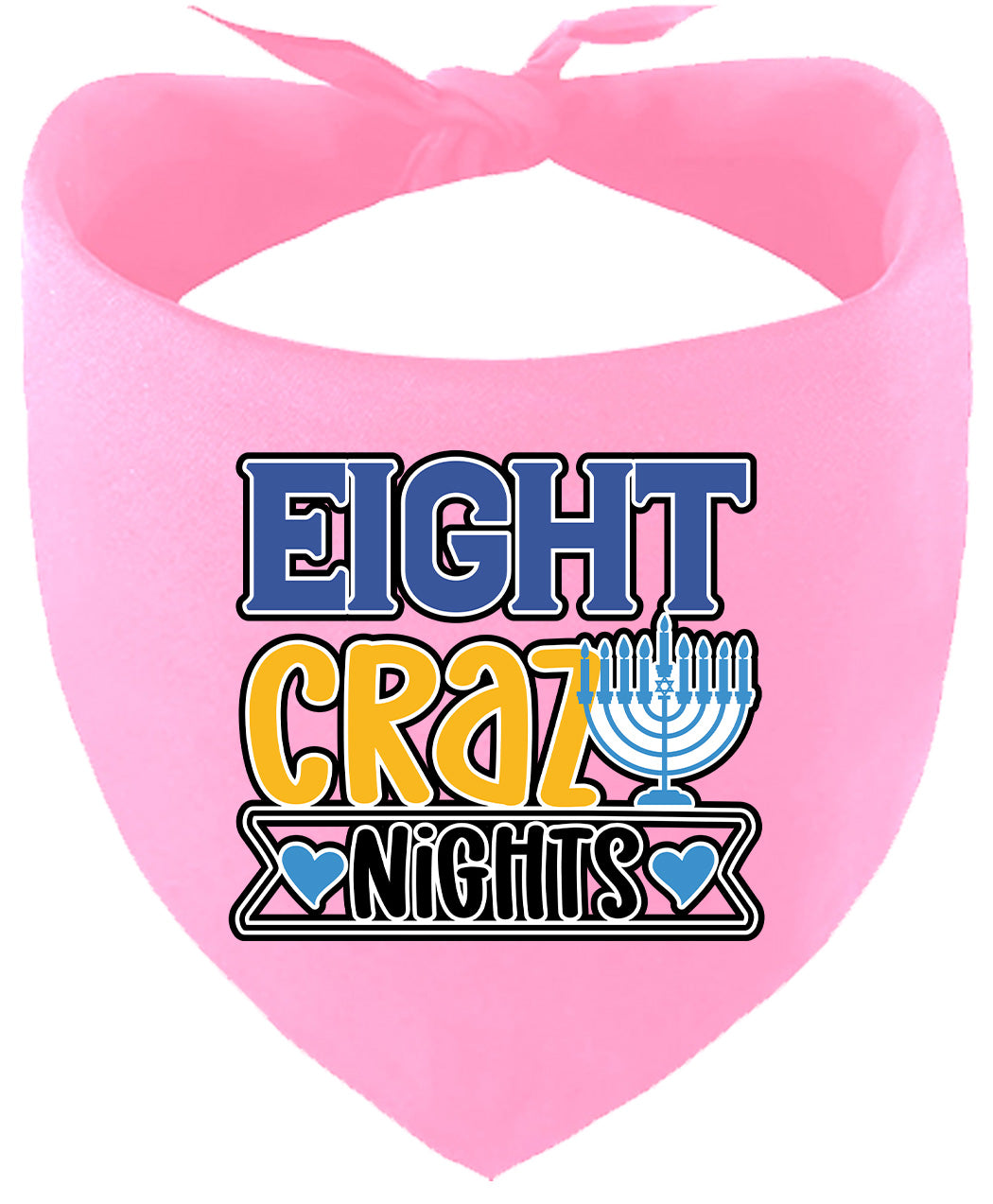 Eight Crazy Nights Pet Bandana