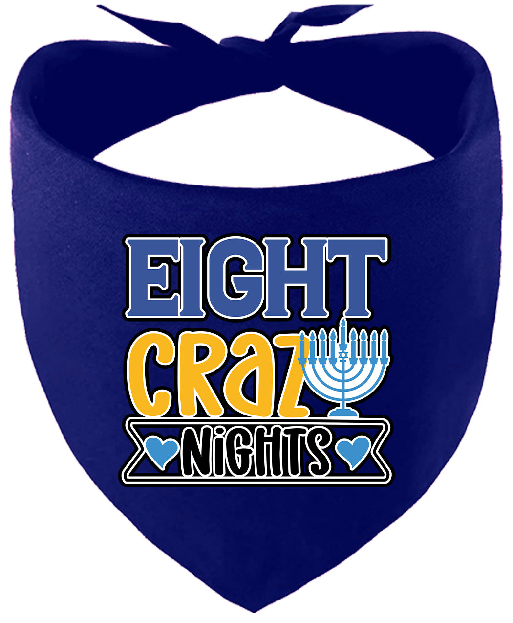 Eight Crazy Nights Pet Bandana