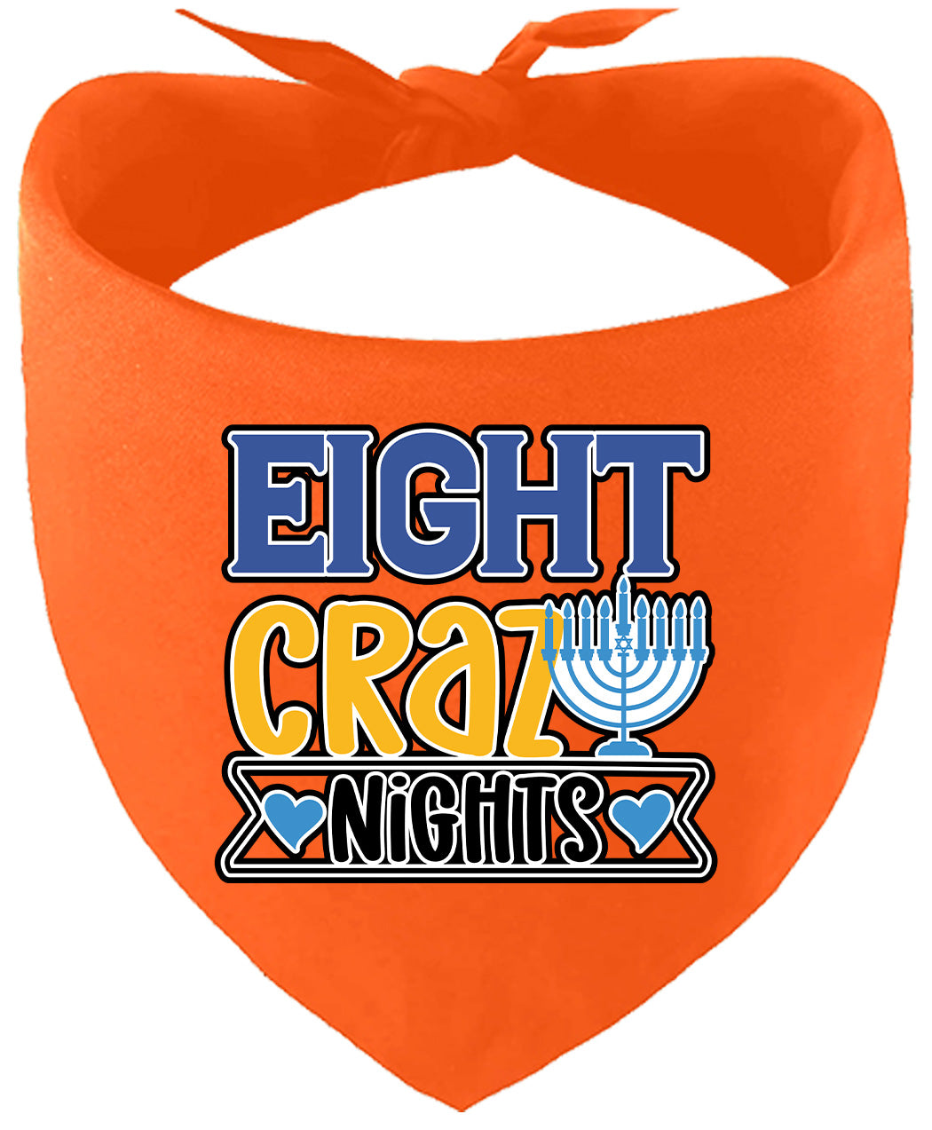 Eight Crazy Nights Pet Bandana