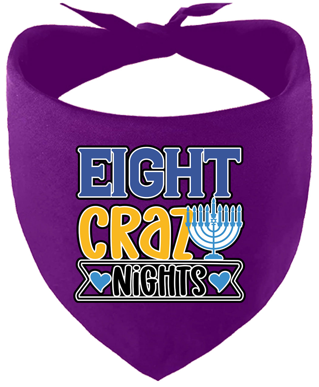 Eight Crazy Nights Pet Bandana