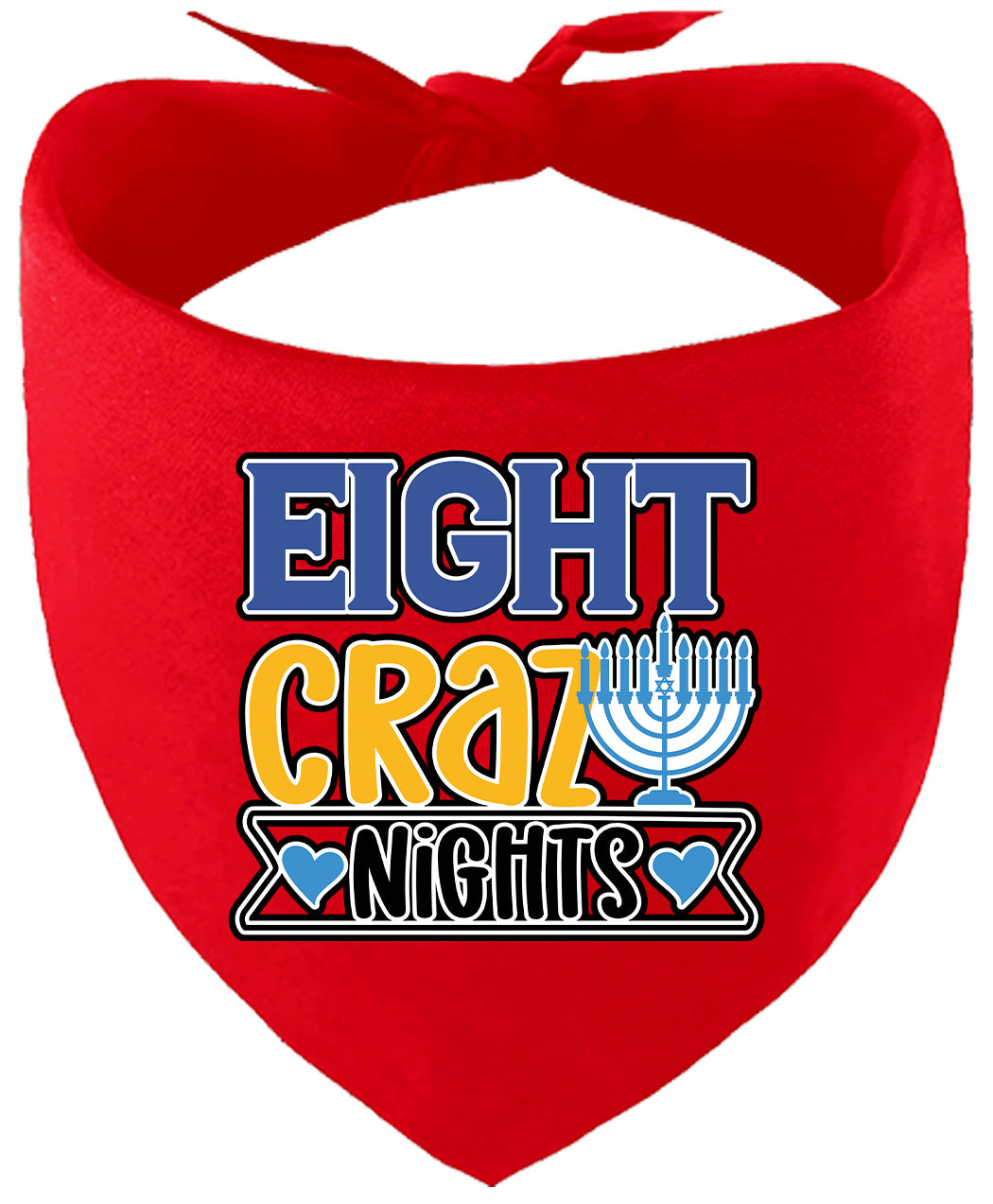 Eight Crazy Nights Pet Bandana
