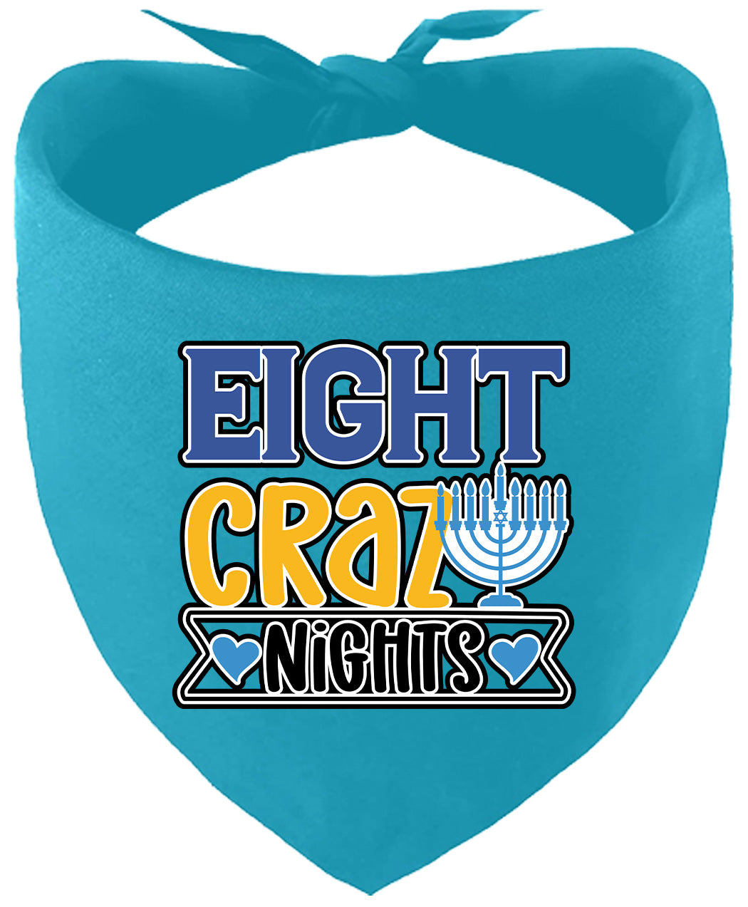 Eight Crazy Nights Pet Bandana