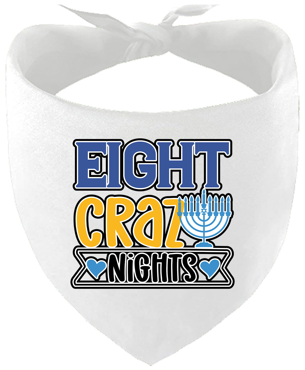 Eight Crazy Nights Pet Bandana