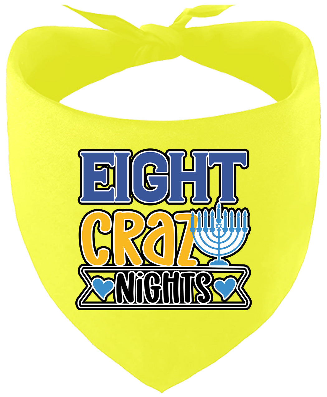 Eight Crazy Nights Pet Bandana