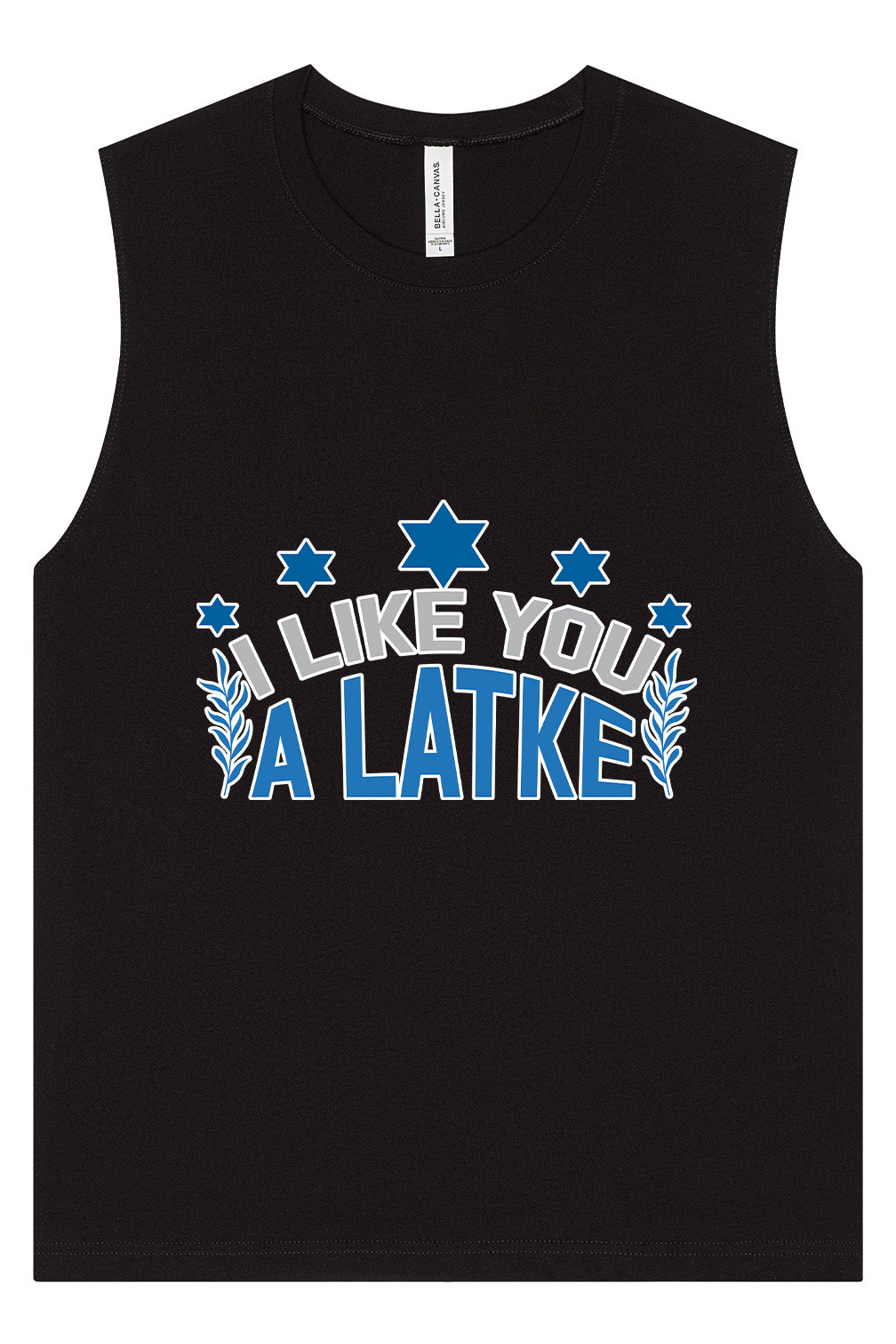 I Like You A Latke Muscle Tank