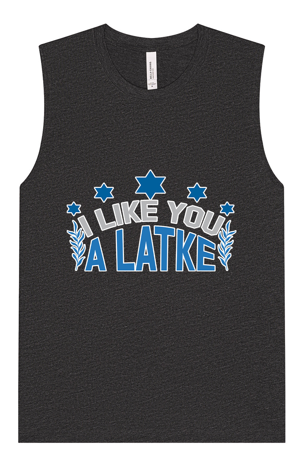 I Like You A Latke Muscle Tank