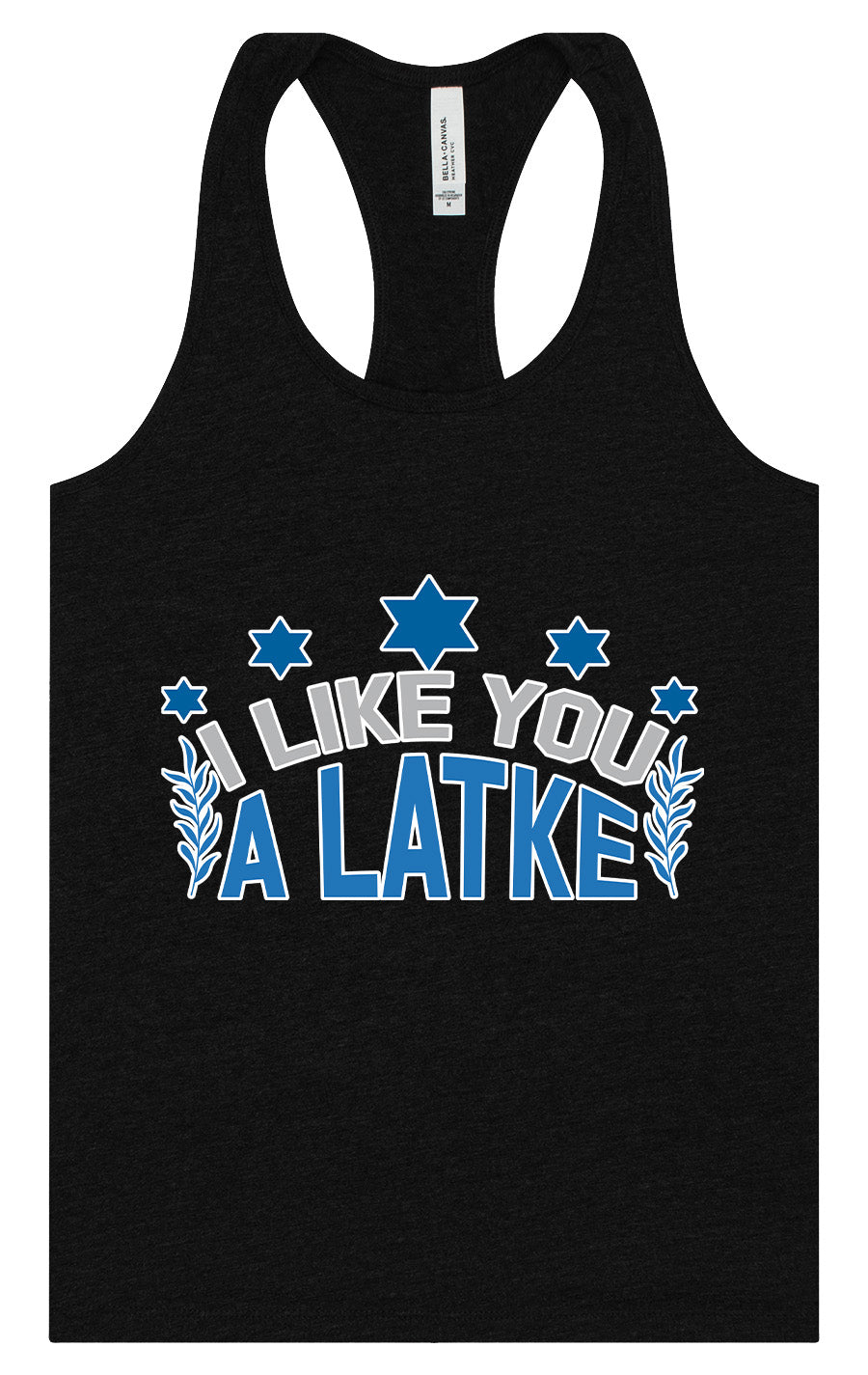 I Like You A Latke Women's Racerback Tank