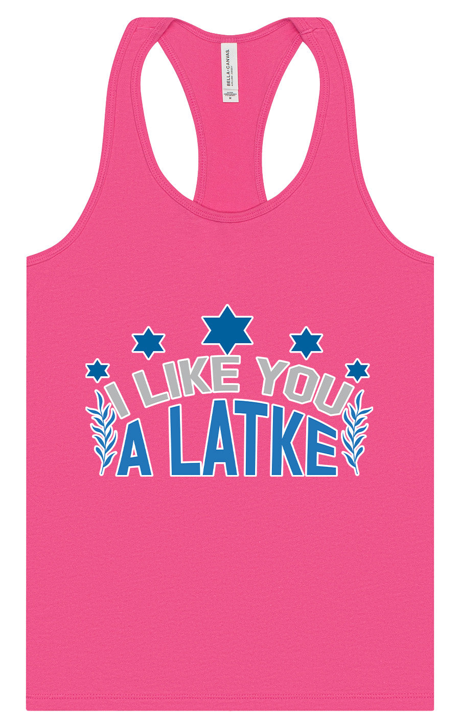 I Like You A Latke Women's Racerback Tank