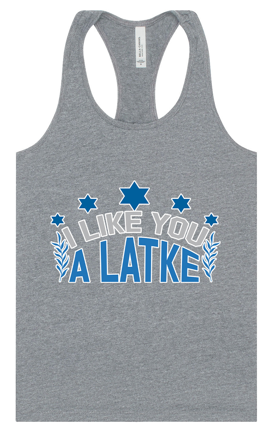 I Like You A Latke Women's Racerback Tank