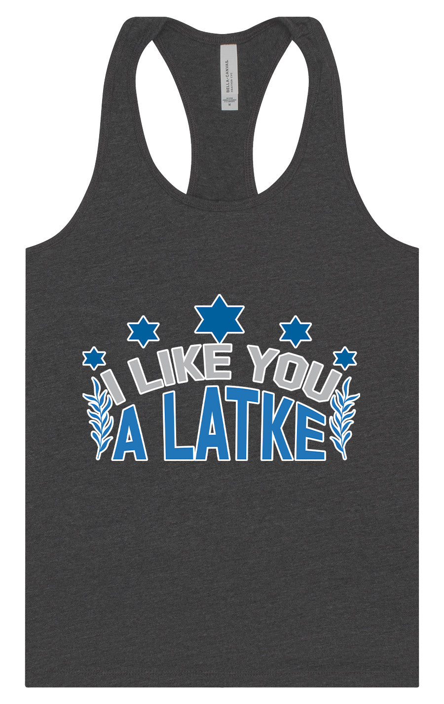 I Like You A Latke Women's Racerback Tank