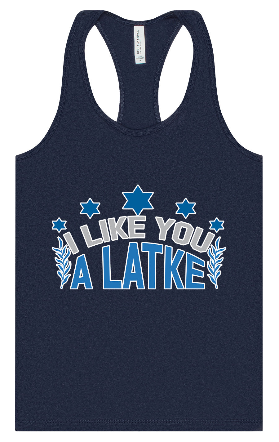 I Like You A Latke Women's Racerback Tank