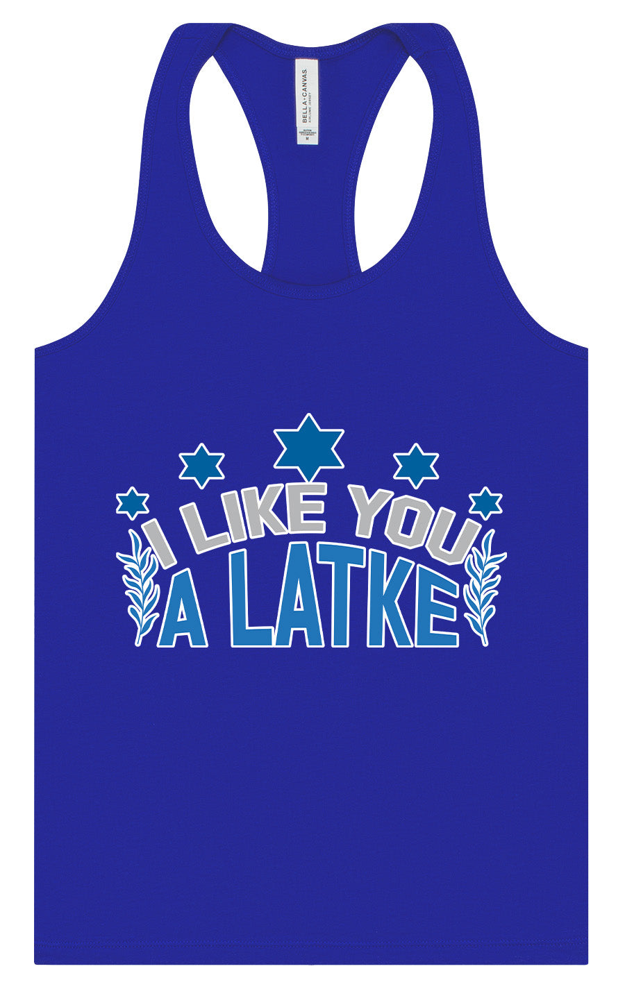 I Like You A Latke Women's Racerback Tank