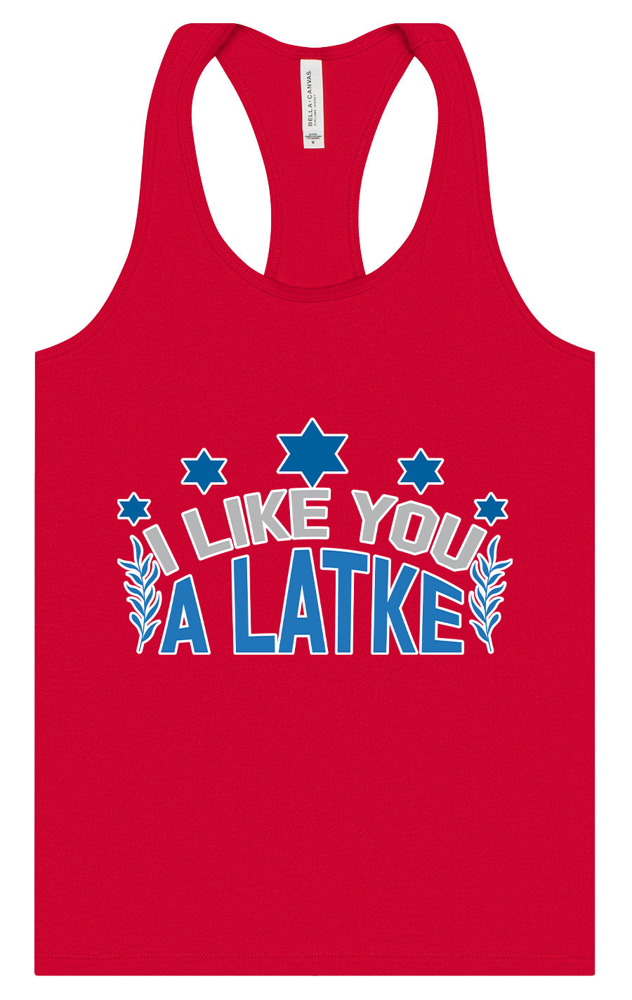 I Like You A Latke Women's Racerback Tank