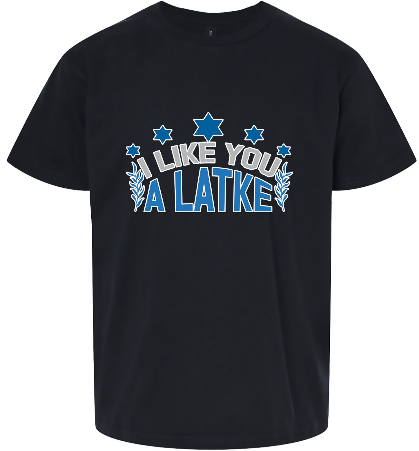 I Like You A Latke Children's Gildan Soft Shirt